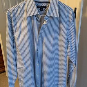 Men’s Banana Republic stripe shirt Large classic
